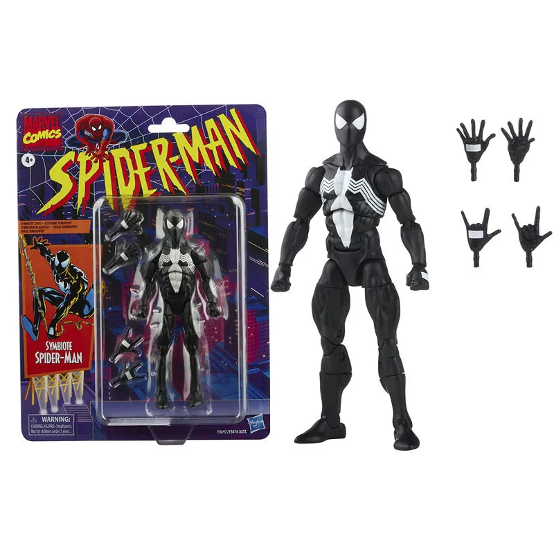 KO ML Legends Classic Spider Web Spiderman Action Figures Toy 6 Inch Spider Man Movable Statues Model Doll Collectible Gifts