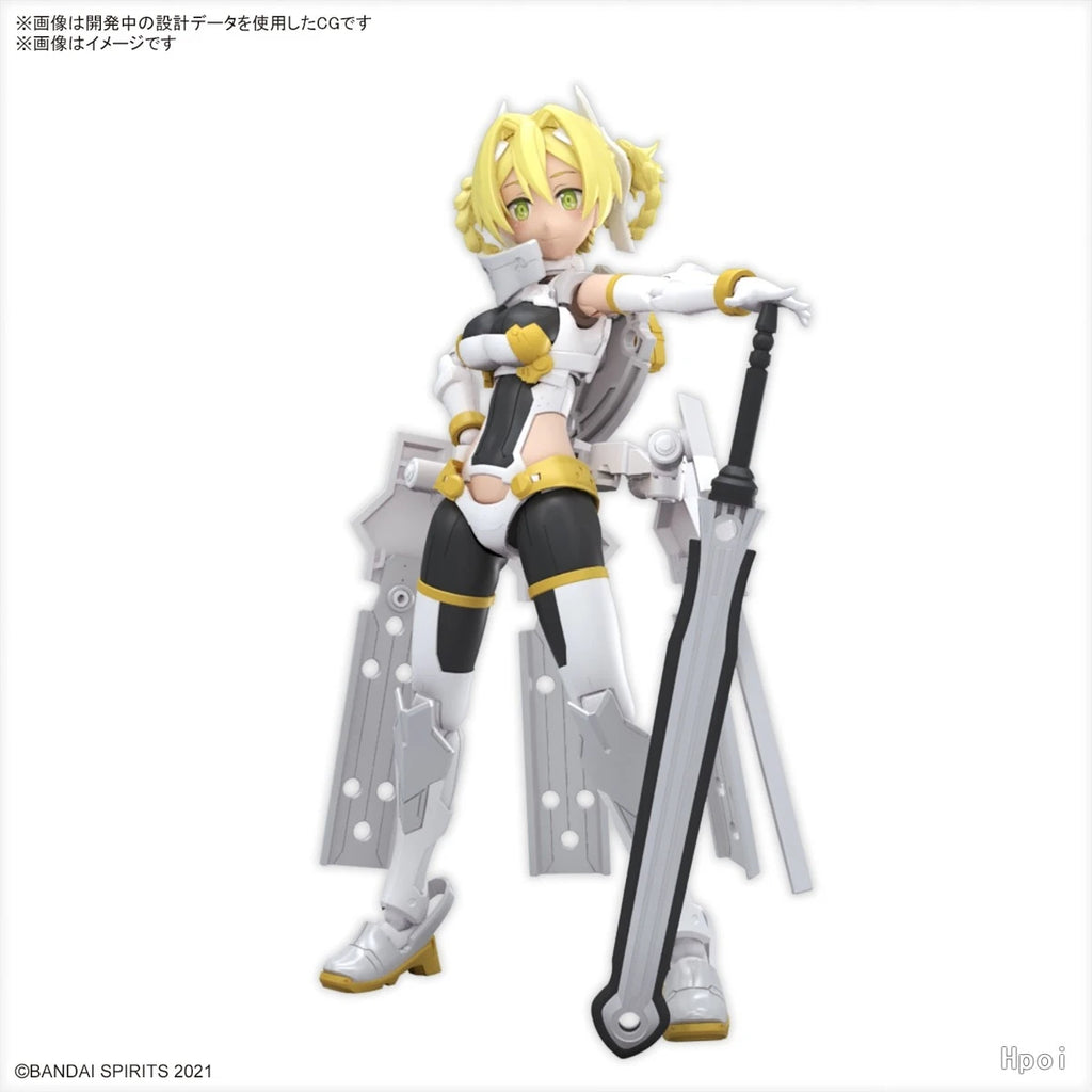 Bandai Original Genuine 30 Minutes Sisters Yufia Eliene Stipla Laranel Siana Farina Neverlia Rishetta Palyton Models Toy Figures