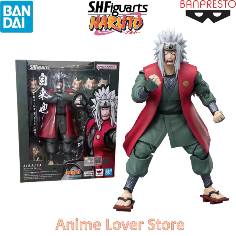 Bandai SHF Naruto Uzumaki Naruto Uchiha Sasuke Madara Haruno Sakura Hatake Kakashi Jiraiya Orochimaru Anime Figures