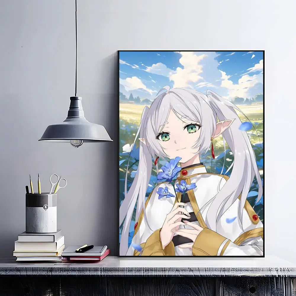 Frieren Retro Anime Poster