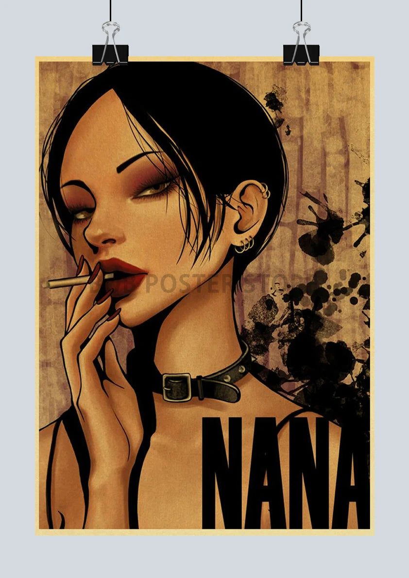 NANA Retro Kraft Paper Poster