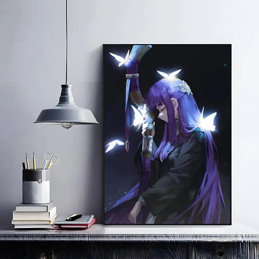 Frieren Retro Anime Poster