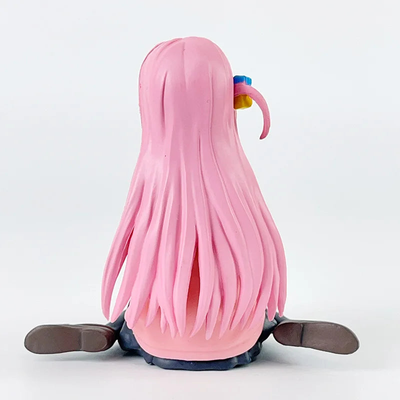 8cm Bocchi the Rock Hitori Gotoh Anime Figure Kawaii Sitting Melancholy Girl Action Figures PVC Adult Collection Model Doll Toys
