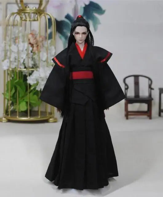 30cm Doll Chinese Ancient Costume Accessories 1/6 Male BJD Doll Figures Flexible Body Boy Doll Long Hair Boyfriend Toys Gift