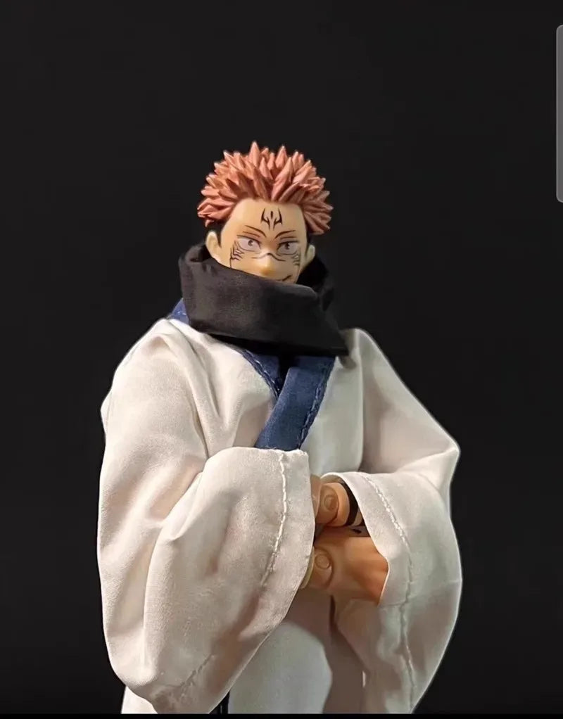 In Stock Jujutsu Kaisen SHF Ryomen Sukuna White Commoner（Clothes Only, Figures Not Included）