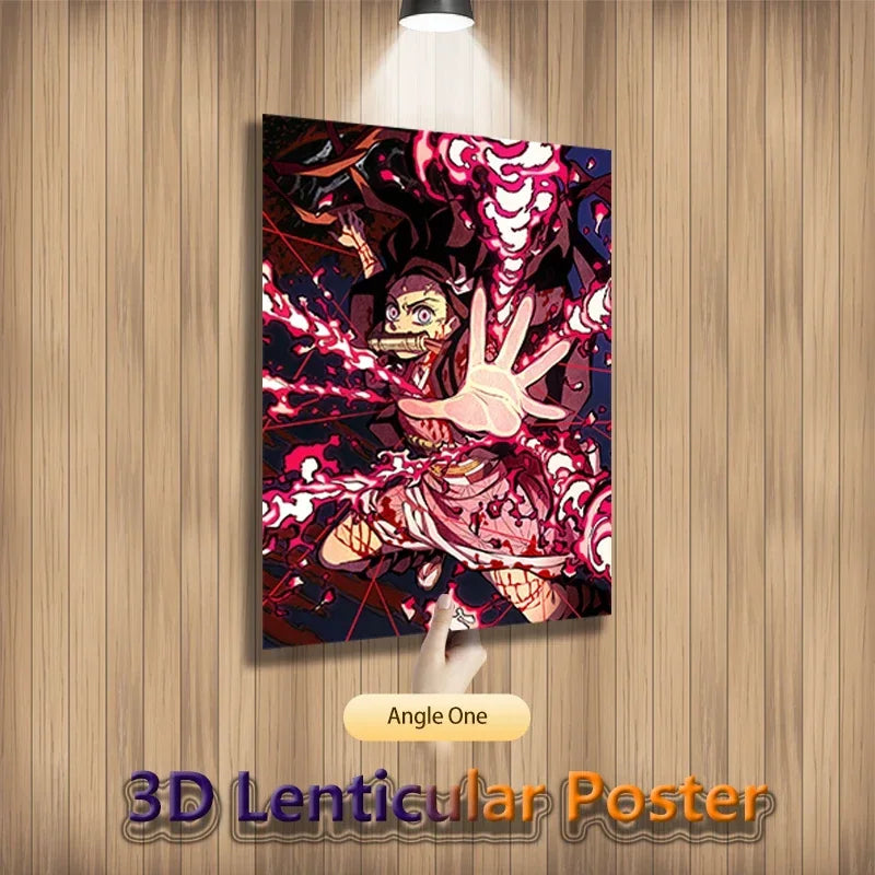 Demon Slayer 3D Lenticular Poster