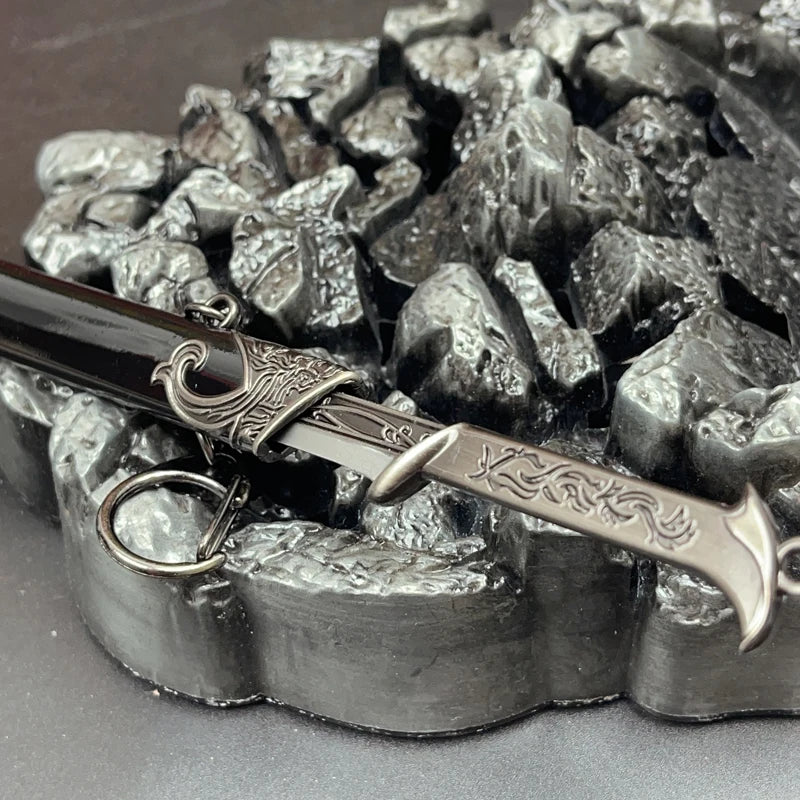 Thranduil's Sword Replica - 22cm/8.66in Sword Zinc Alloy Model, Non-Sharp, with Sheath, Ideal for Gifting, or Desk Display