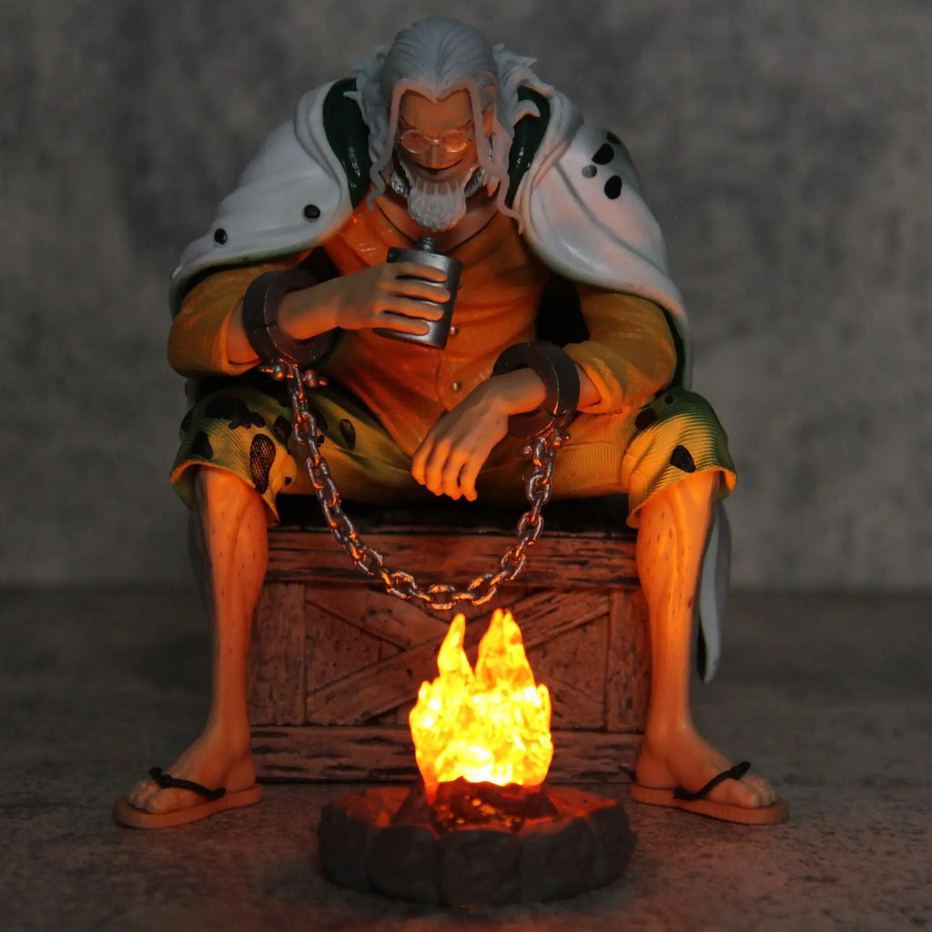 15cm Anime One Piece Silvers Rayleigh Action Figures Pvc Model Statue Room Collection Decoration Ornament Toys Birthday Gifs