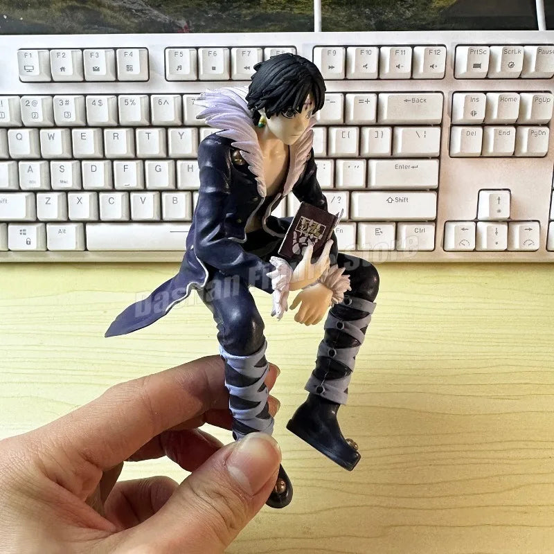 14cm Phantom Troupe Chrollo Action Figure Hunter×Hunter Noodle Stopper Kurapika Figures Model Toys PVC Collection Car Ornaments
