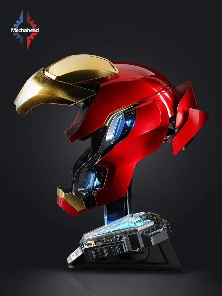 1:1 Iron Man Mk50 Mk17helmet Wearable Voice-Activated Deformation Helmet Around Marvel Animation Derivatives Model Toy Gift