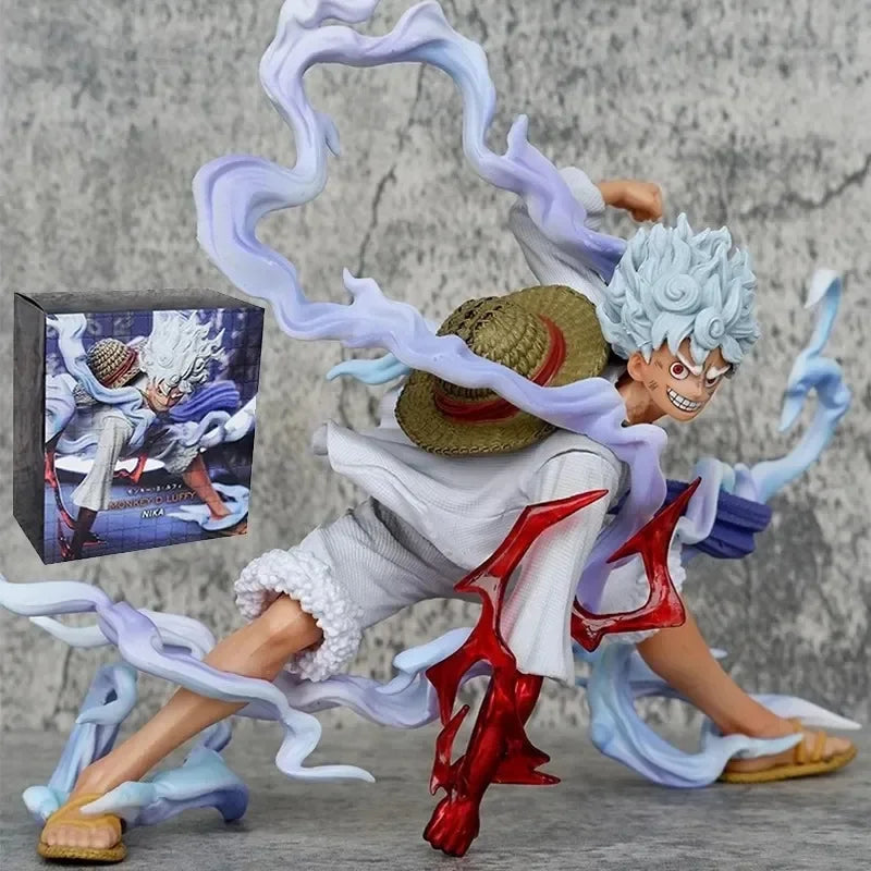 One Piece Figure Anime Sun God Nika Luffy Gear 5 Action Figures Gk Statue Monkey D. Luffy PVC Model Toy Ornament Boys Gift Items