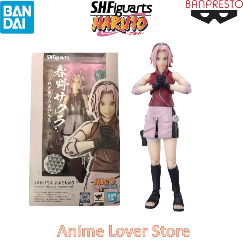 Bandai SHF Naruto Uzumaki Naruto Uchiha Sasuke Madara Haruno Sakura Hatake Kakashi Jiraiya Orochimaru Anime Figures