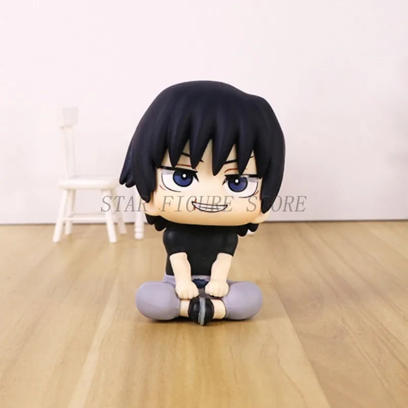 10cm Jujutsu Kaisen Action Figure Look Up Satoru Gojo Geto Suguru Figures Model Toys Q Version Anime LK Figurine PVC Collection