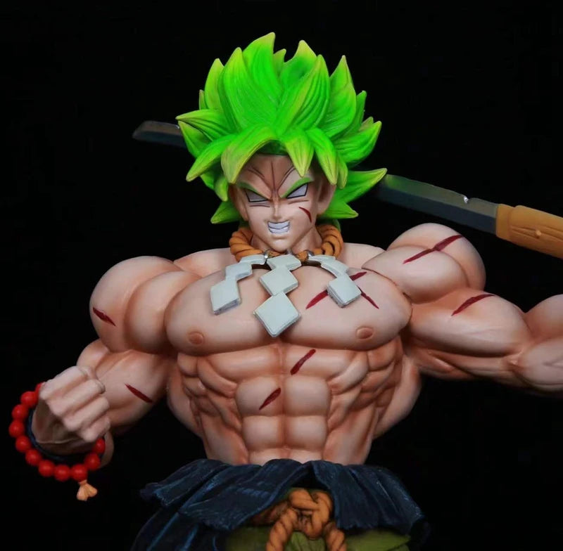 21cm Anime Dragon Ball Z Figure Samurai Son Goku Broly Super Saiyan Action Figures PVC Collection Model Doll Ornaments Toys Gift