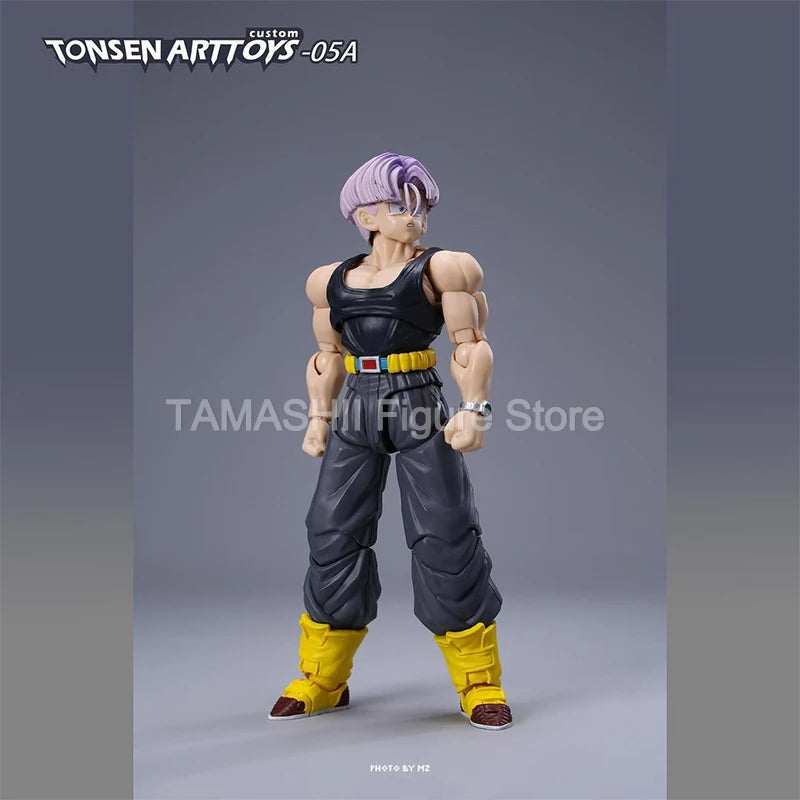 Tonsenarttoys Dragon Ball SHF Trunks Accessories SSJ SSJ2 Custom Model Kit Anime Action Figures Toys Collectibles