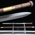 Chinese Cane Sword Folded Steel Damascus Blade Sharp Real Rosewood Scabbard Handmade Stick Sword Ready Battle Weapon Katanas