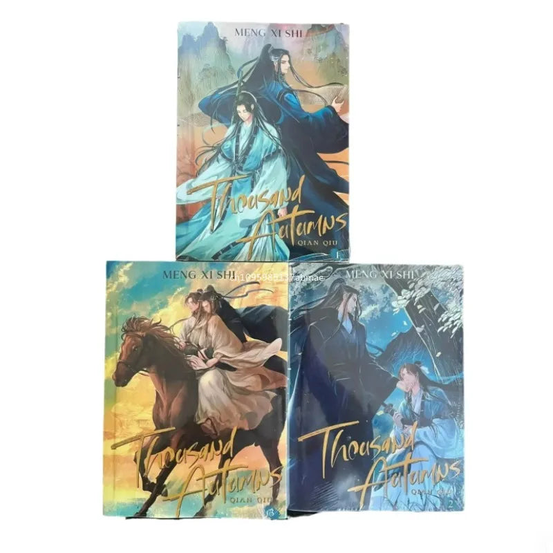 Volume 1-5 English Comic Novel Thousand Autumns - Qian Qiu - Meng Xi Shi Chinese BL Manhwa Chinese Ancient Romance Manga Book