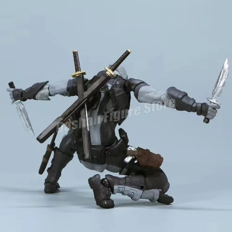 Amazing Yamaguchi 025EX Deadpool 3 Action Figure PVC Collection 15cm Revoltech Wade Winston Wilson Movable Figures Model Toys