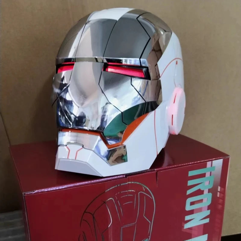 1:1 Iron Man Mk50 Mk17helmet Wearable Voice-Activated Deformation Helmet Around Marvel Animation Derivatives Model Toy Gift