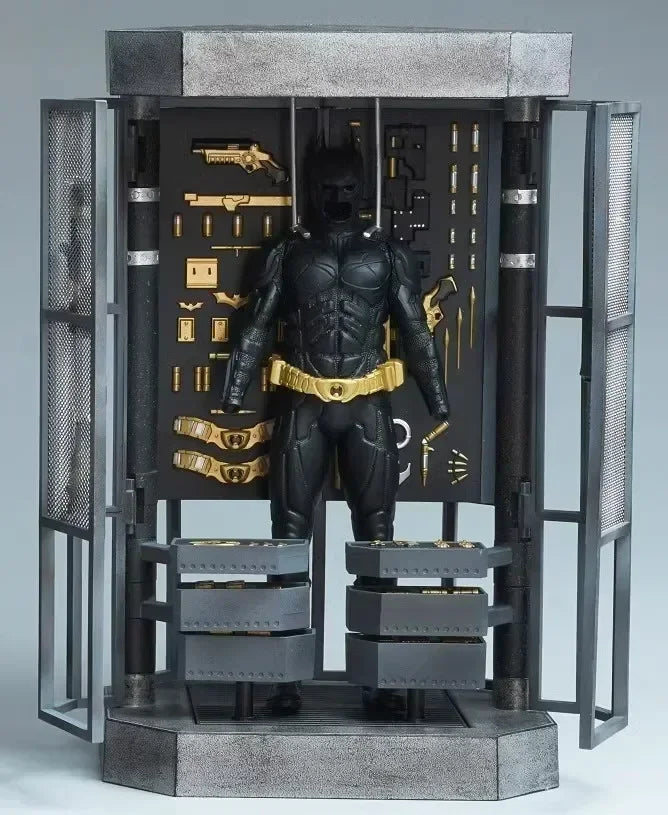 Original Boring Toys Bale Batman Gnaku 2.0 Figure With Light 1/12 Anime Pvc Action Collection Figures Doll Model Toys Xmas Gifts