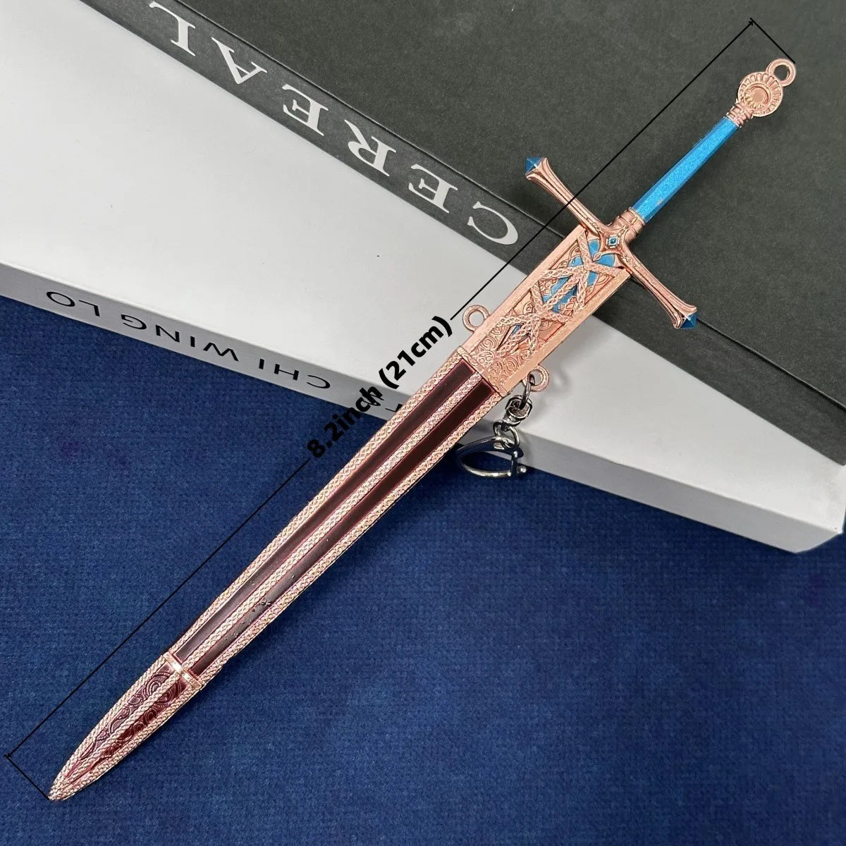 8.6inch Metal Elden Ring Katana Anime Ninja Knife Real Japanese Katana Steel Royal Greatsword Original Samurai Sabre Toy Gift
