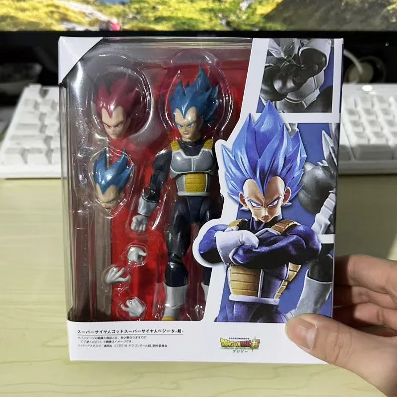 Anime Super Dragon Ball Heroes Figures Combats Vegeta Action Figure Bejita Movable Collection Doll Shf Saiyan Vegeta Model Toys