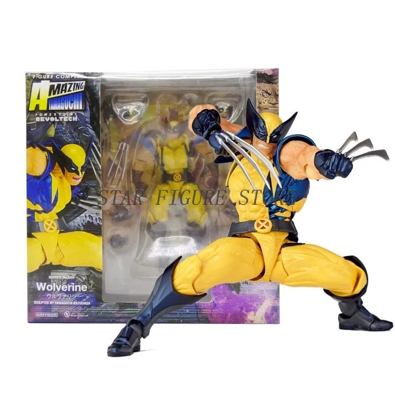 Amazing Yamaguchi Flash Spider-man Action Figure PVC Movable Collectible Toys Revoltech Black Panther Flashpoint Figures Model