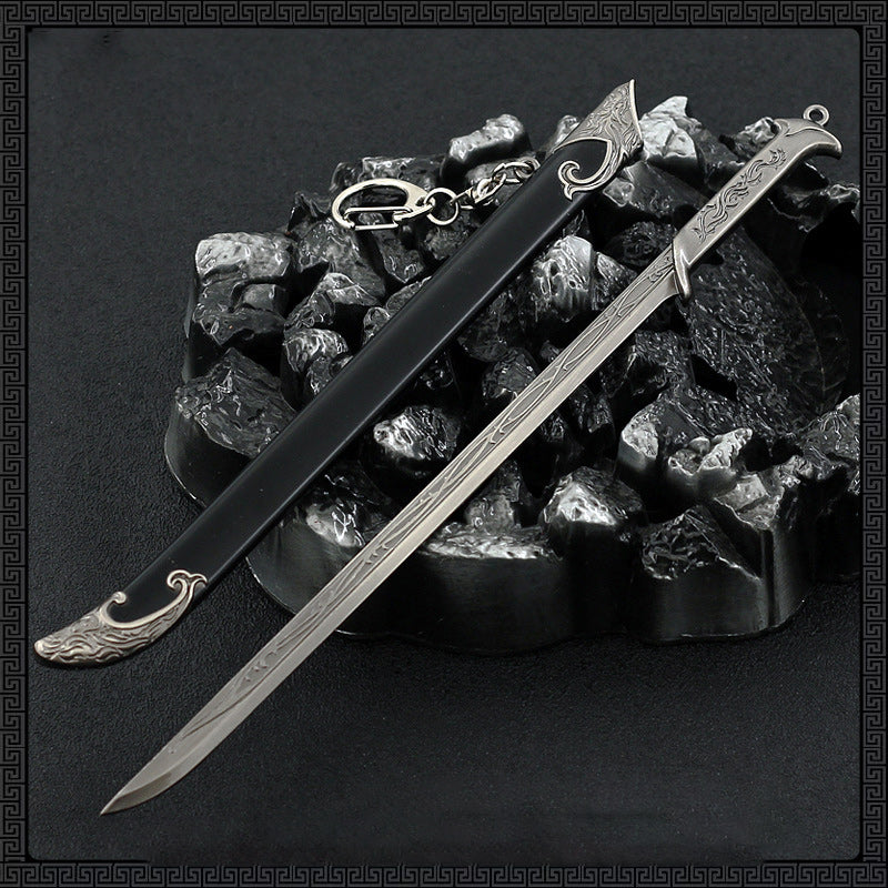 Thranduil's Sword Replica - 22cm/8.66in Sword Zinc Alloy Model, Non-Sharp, with Sheath, Ideal for Gifting, or Desk Display