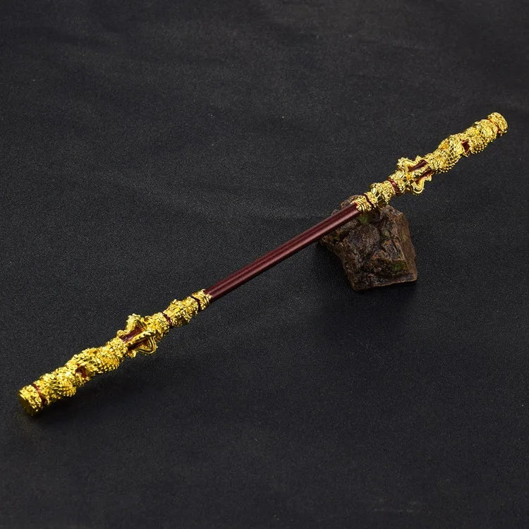 Black Myth Wukong Katana Sword Golden Hoop Stick Real Steel Sword Iron Real Size Weapon Cosplay Prop Decoration Craft Anime Gift