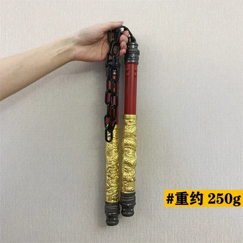 PU Rubber Dragon Nunchaku Cosplay Prop 38cm