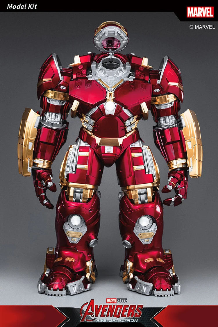 Marvel Anti-Hulk Armor Fondjoy Assemble Toy Movie Character Model 18 Inches Action Figures LED Can Emit Light Model Gift For Boy