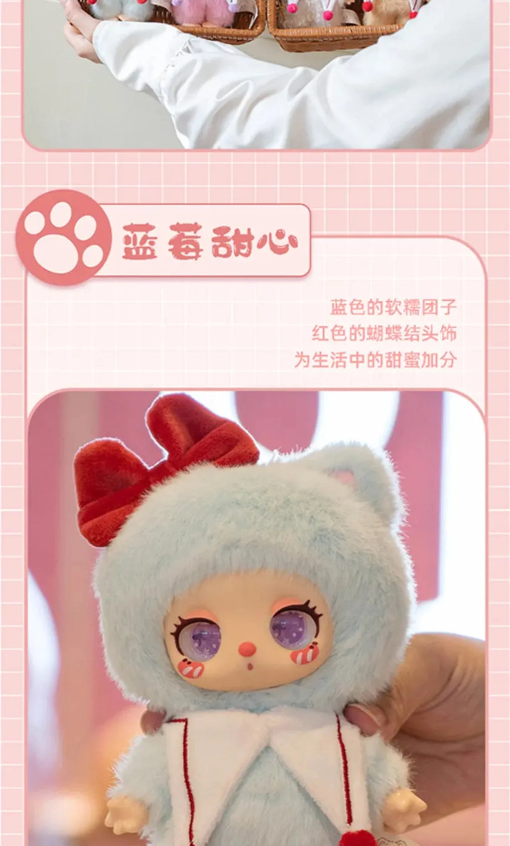 Genuine Liila'S Lucky Cat V3 Serise Blind Box Cute Vinyl Plush Pendant Doll Trendy Toys Lovely Mystery Box Figure Doll Gift