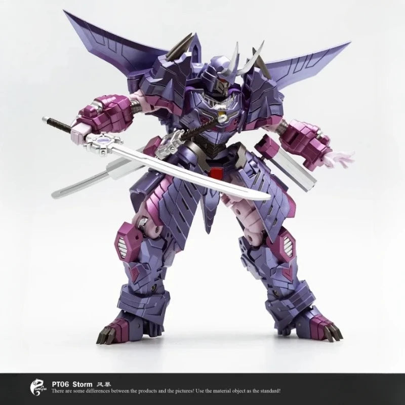 Transformation PANGU Toys PT-09 PT09 Wikiwand Metal Action Figures Deformation Shuttle Wirrior Model With Dual Blades Boys Gifts