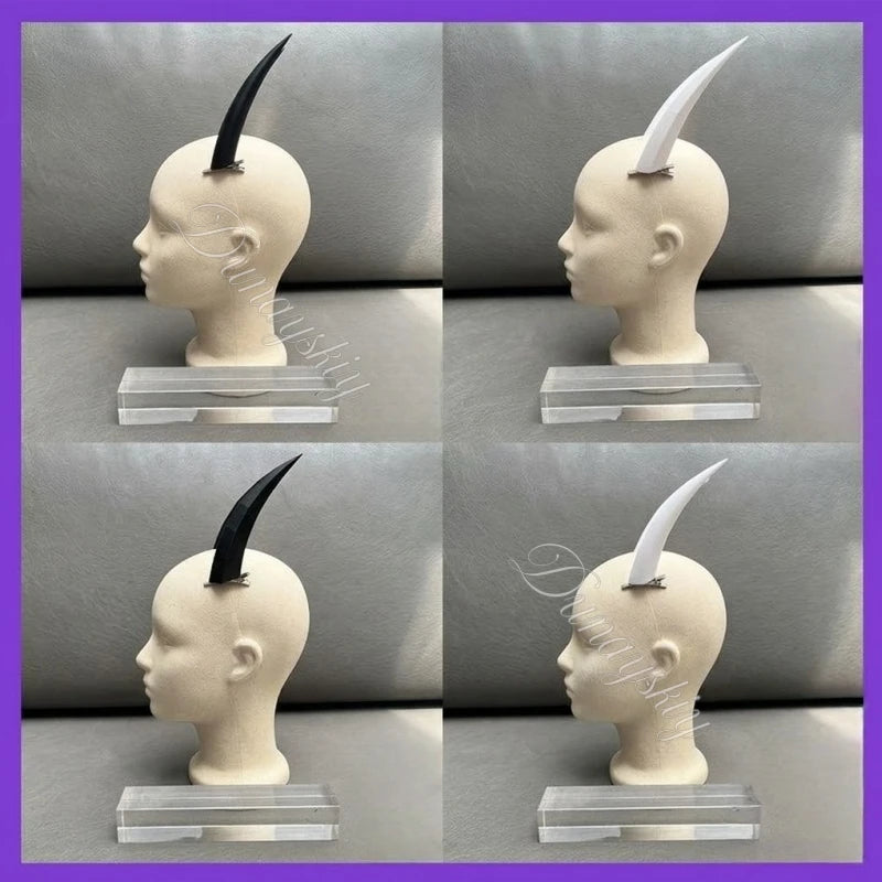 Anime Tensurai Cosplay Prop Benimaru Shuna Shion Souei Cosplay Prop 3D Printed Clip-on Horn Cosplay Accessory Halloween Stage