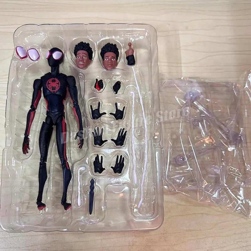 SHF Miguel O'Hara Miles Gwen Action Figure PVC Movable Collection Across the Spider-Verse Figures Superhero CT O Hara Model Toys