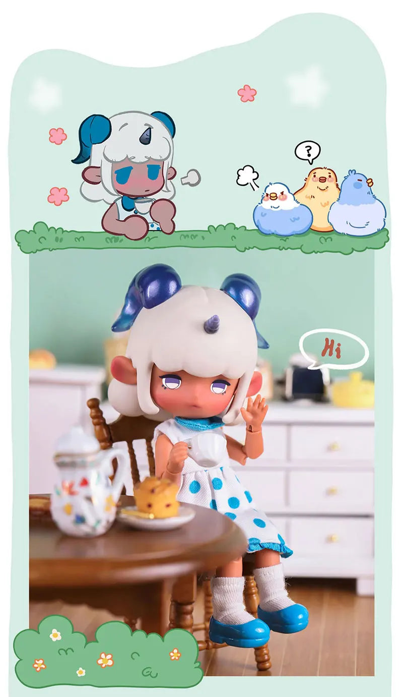 Penny Box Obtisu11 Dolls Blind Box Cute Elf Unicorn Bjd Joint Figures Mystery Box Anime Model Kawaii Surprise Toy for Kid Girl