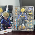 Dragon Ball Trunks Anime Figures SHF Saiyan Saiyan Trunks Boy From Future Collection Model Action Figure Toy Birthday Gift Decor