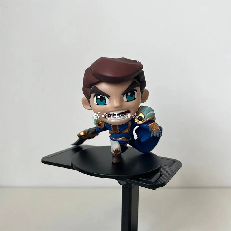 Original League of Legends Animation Game Peripheral Toys Jinx Teemo Poppy Vi Anime Action Model Figures Ornament Collection