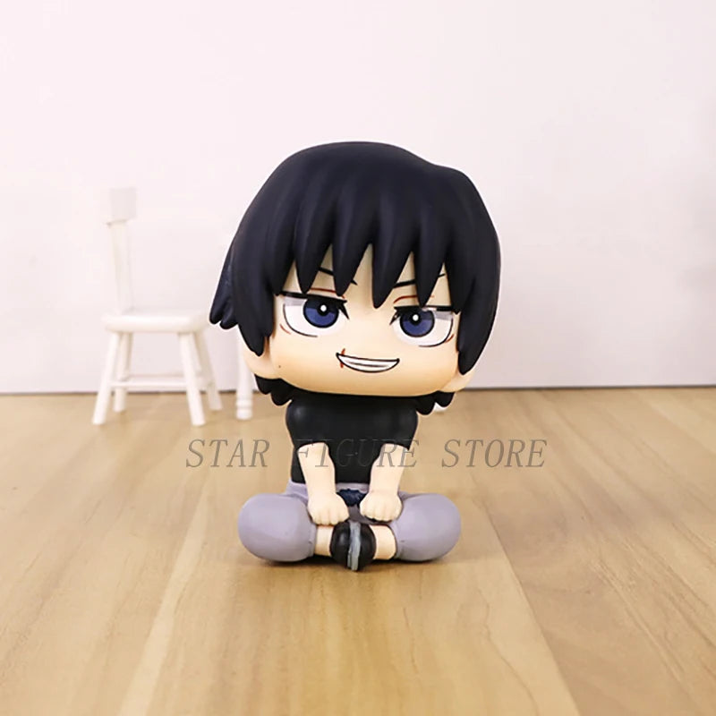 10cm Jujutsu Kaisen Action Figure Look Up Satoru Gojo Geto Suguru Figures Model Toys Q Version Anime LK Figurine PVC Collection