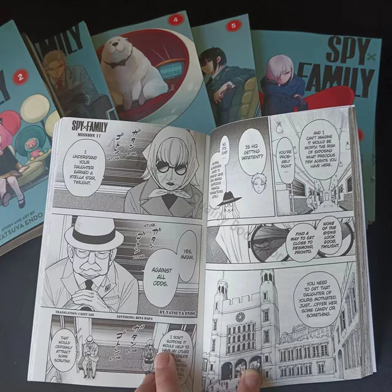 English Version Japanese Anime SPY×FAMILY Official Comic Book Volume (Spy Play House) Espionage, Action, Family, Comedy Book
