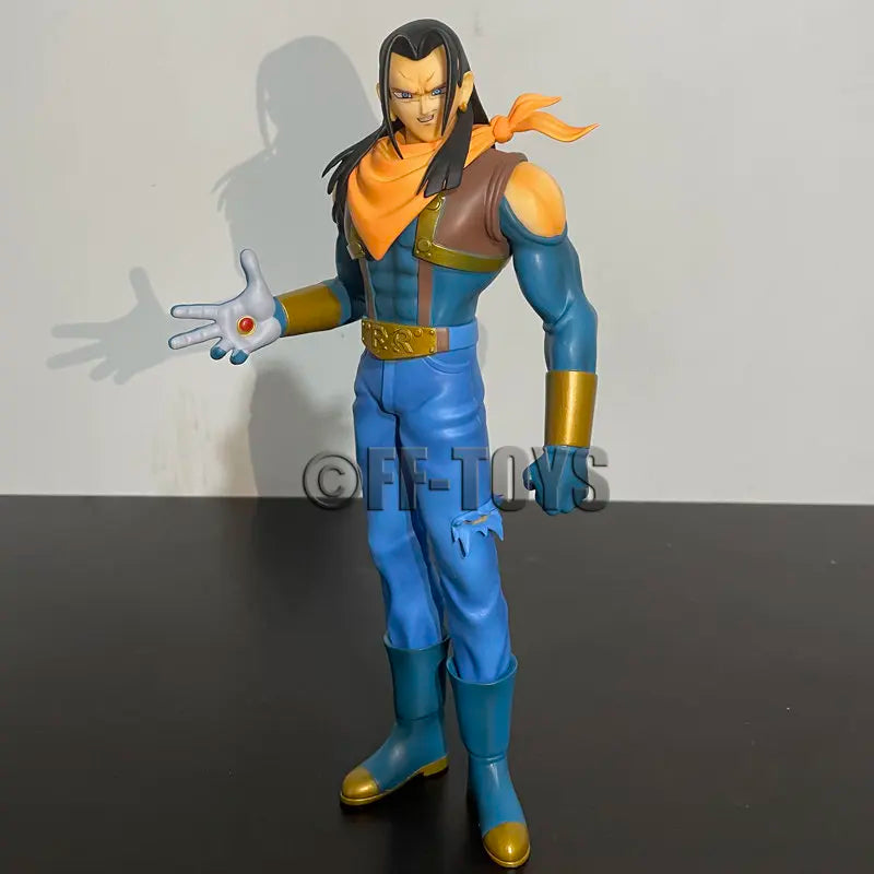 24CM Anime Dragon Ball Z Android 17 18 Figure Android 18 PVC Action Figures Collection Model Toys for Children Christmas Gifts