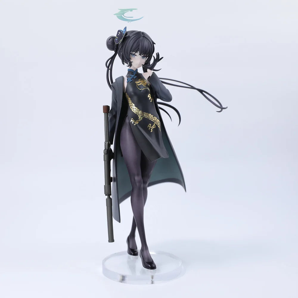 Anime Girl Figurine Cute Schoolgirl Collectible Statue For Bookshelf Tabletop Pc Case Display Gift For Teens Women Christmas