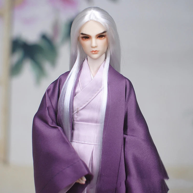 30cm Doll Chinese Ancient Costume Accessories 1/6 Male BJD Doll Figures Flexible Body Boy Doll Long Hair Boyfriend Toys Gift