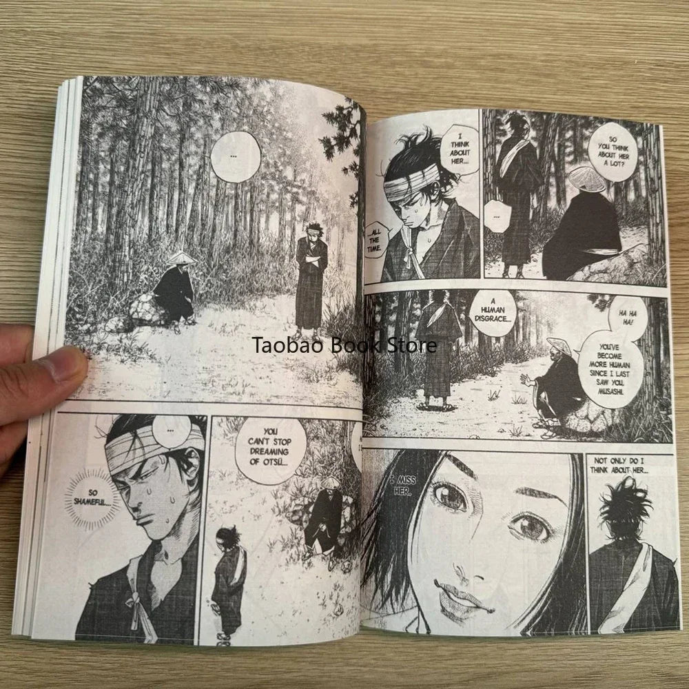 Anime Vagabond Volume 1-3 Miyamoto Musashi Japanese Teen Mystery Romance English Comic Book Manga Book English Version