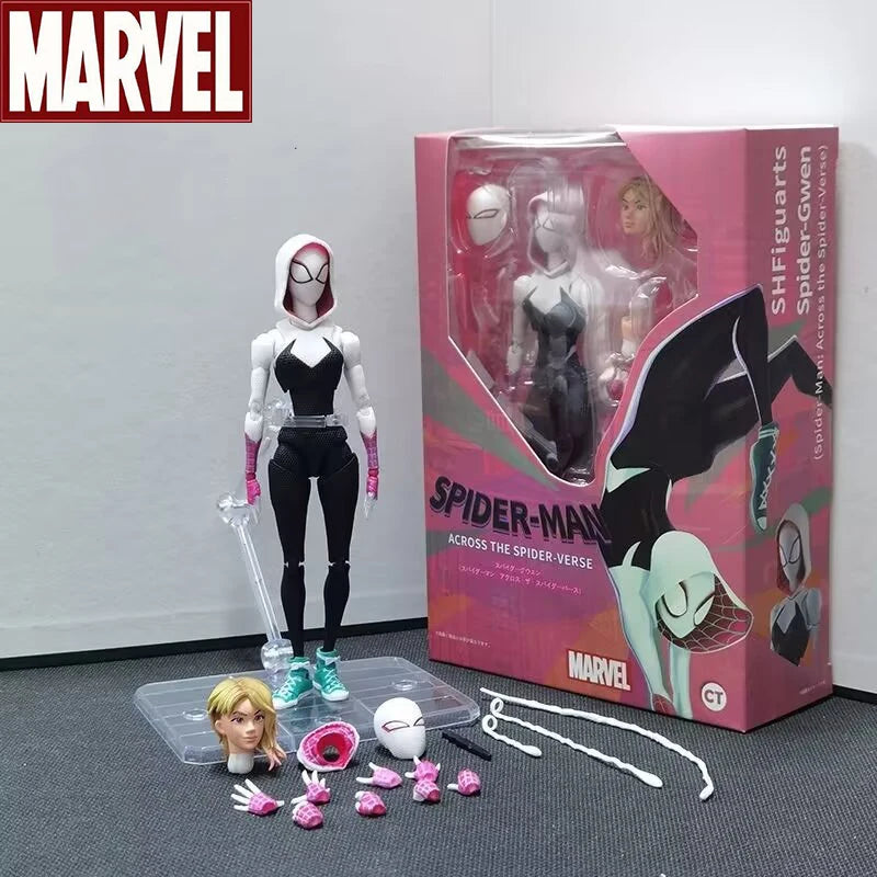 Ct Ko Miles Spiderman Action Figures Mafex 092 Spider Man Movable Statues Model Doll Collectible Ornaments Children Gifts