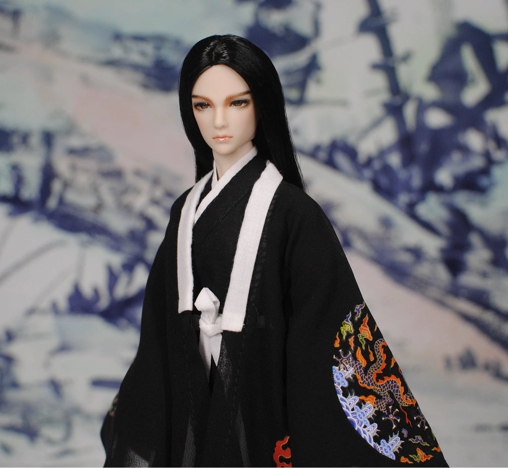 30cm Doll Chinese Ancient Costume Accessories 1/6 Male BJD Doll Figures Flexible Body Boy Doll Long Hair Boyfriend Toys Gift