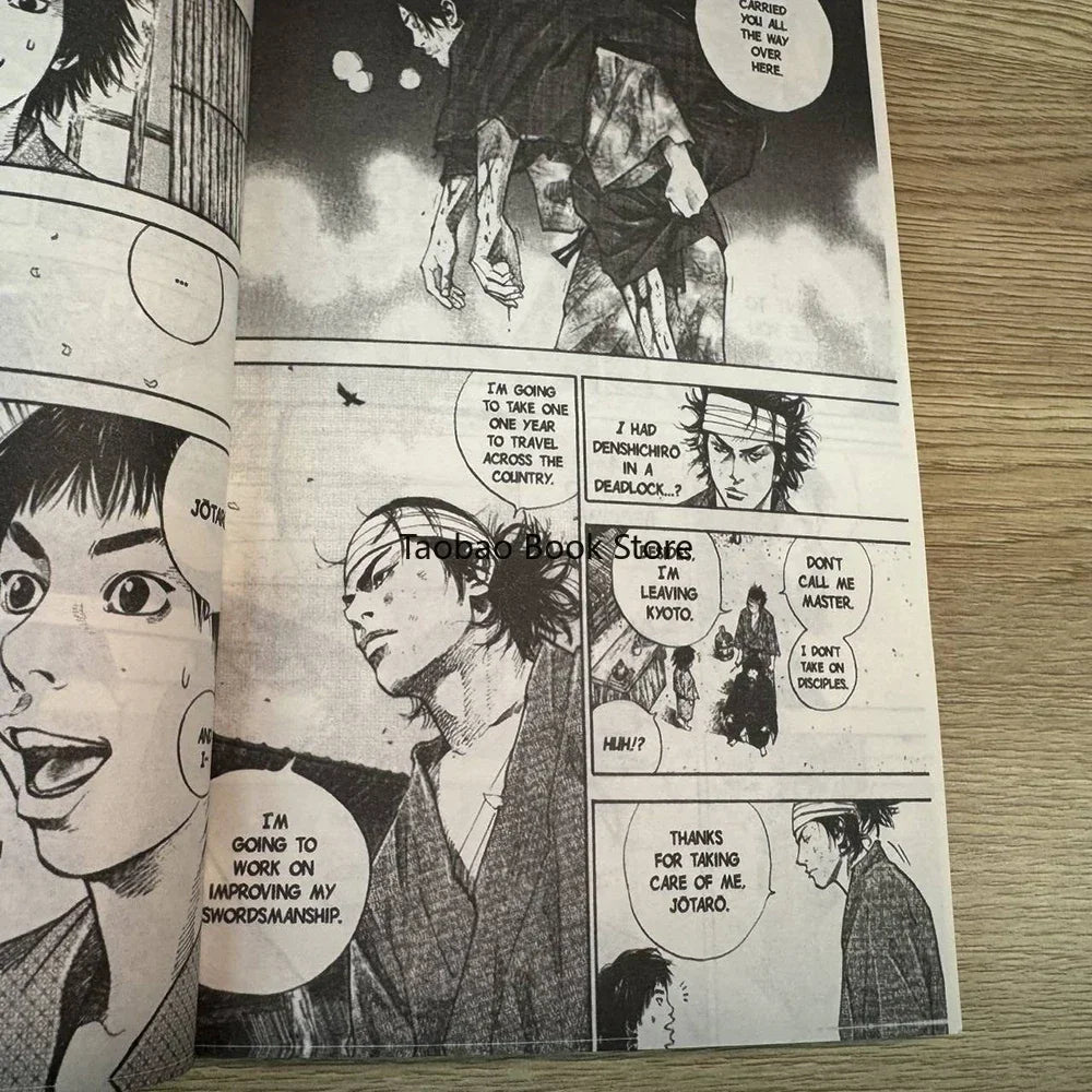 Anime Vagabond Volume 1-3 Miyamoto Musashi Japanese Teen Mystery Romance English Comic Book Manga Book English Version