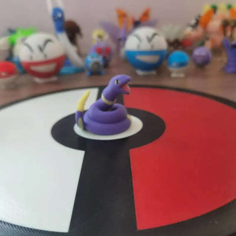 Cartoon Anime Figures Arbok Ekans Proportion World 1:20 Diy 3D Printing Kawaii Character Desktop Model Kids Toys Gifts