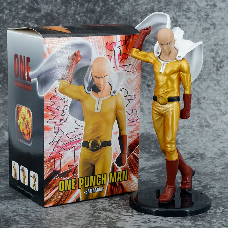 21cm Anime Saitama Figures One Punch-Man Action Figurine Pvc Statue Room Model Doll Decoration Collectible Ornaments Toys Gifts