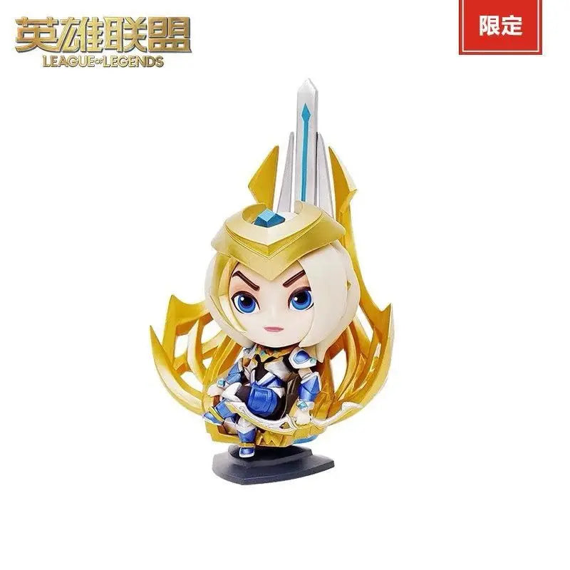 Original League of Legends Animation Game Peripheral Toys Jinx Teemo Poppy Vi Anime Action Model Figures Ornament Collection